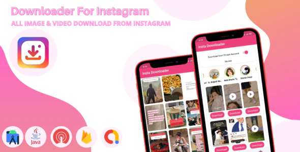 Instagram Video Downloader - All Image and Video downloader with Admob Integration